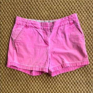 J. Crew Pink 4 inch Chino Shorts